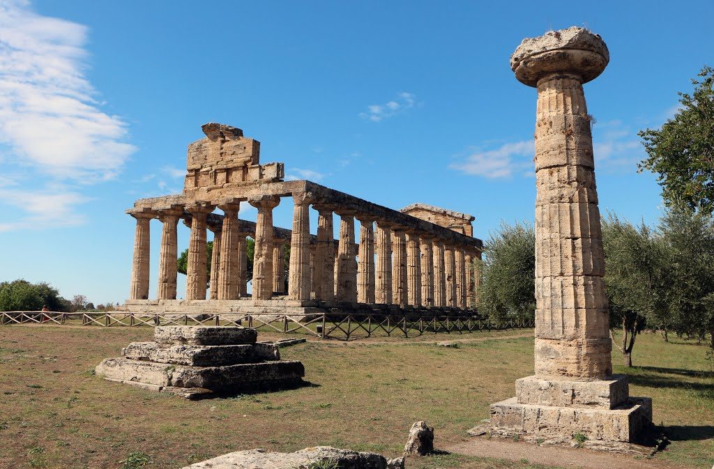 The Temple of Ceres in Paestum.